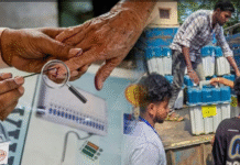 पश्चिम बंगाल वोटिंग के दौरान सिलीगुड़ी में उपद्रवियों को ऐसे खदेड़ा